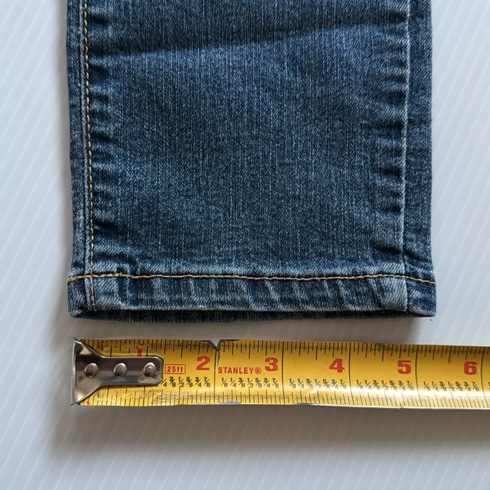 Gap kids factory super skinny fit blue jeans.  Girls size 14